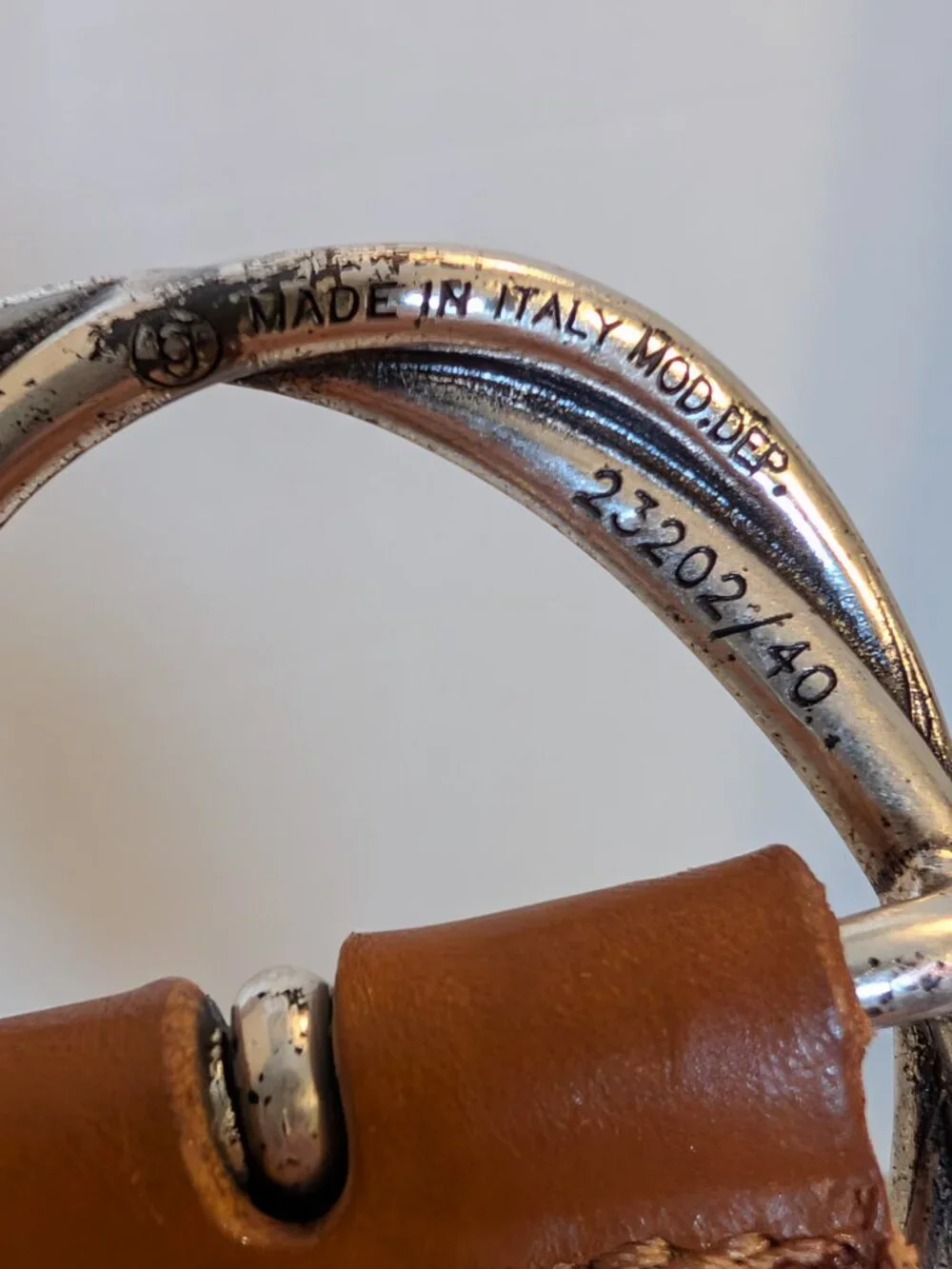 Valentina Vera Pelle Brown Leather Belt Made in Italy Size Large
